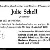 Binder Julie 1880-1968 Todesanzeige